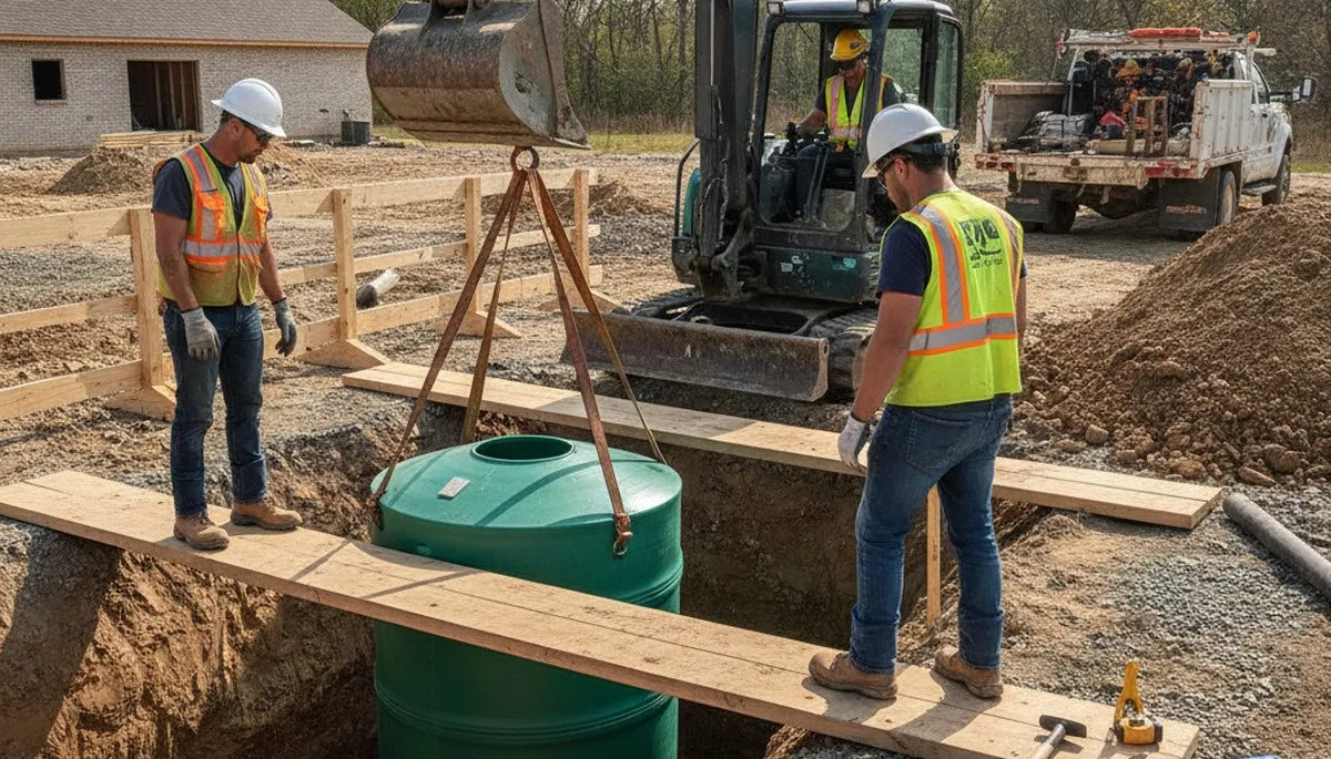 Septic tank installation for Duluth, MN homes by local plumbing repair experts