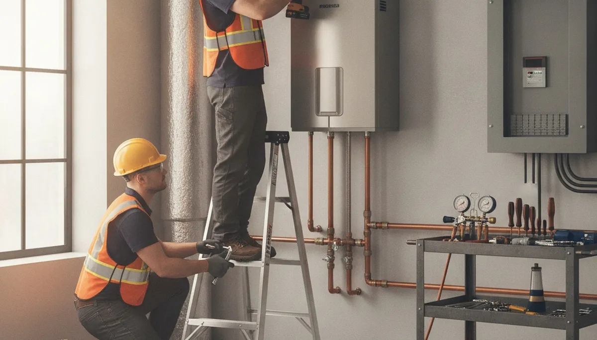 Tankless water heater installation service for Duluth, MN homes by On Call Plumbers